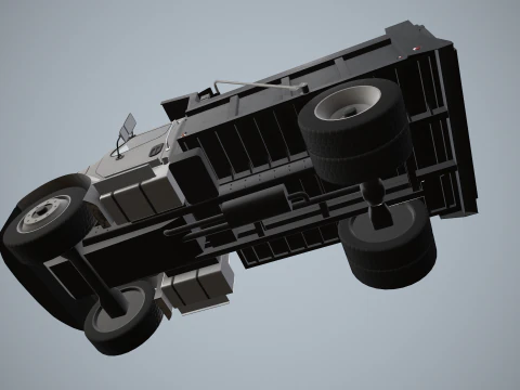 Dump Truck --330-- 3D Model