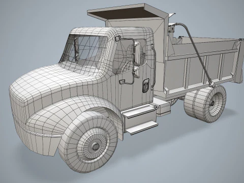 Dump Truck --330-- 3D Model