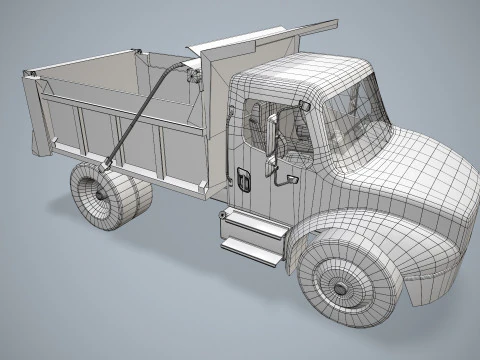 Dump Truck --330-- 3D Model