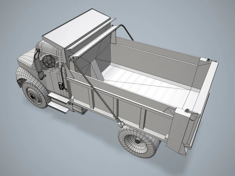 Dump Truck --330-- 3D Model