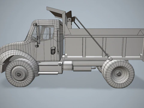 Dump Truck --330-- 3D Model