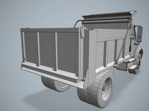 Dump Truck --330-- 3D Model