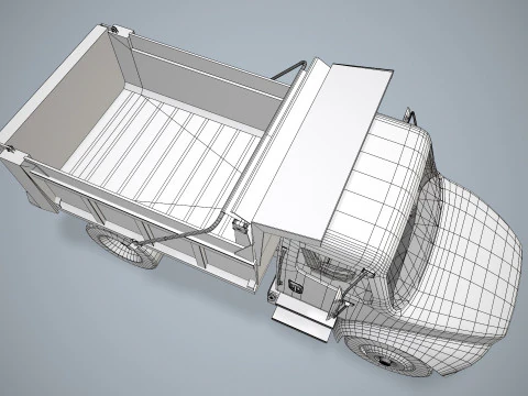 Dump Truck --330-- 3D Model