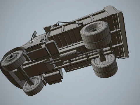 Dump Truck --330-- 3D Model