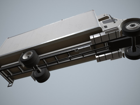 फ्रिज ट्रक--329-- 3D मॉडल