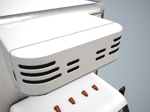 फ्रिज ट्रक--329-- 3D मॉडल