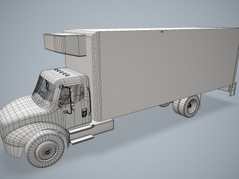 फ्रिज ट्रक--329-- 3D मॉडल