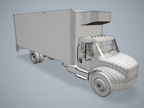 फ्रिज ट्रक--329-- 3D मॉडल