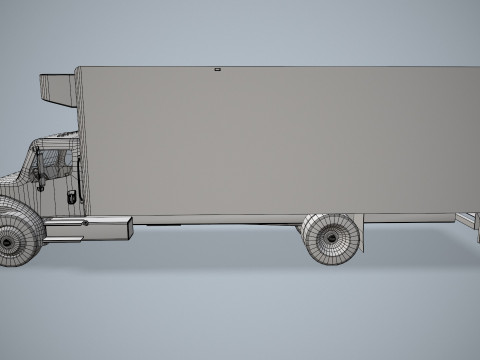 फ्रिज ट्रक--329-- 3D मॉडल