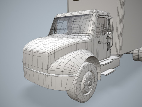 फ्रिज ट्रक--329-- 3D मॉडल