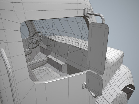 फ्रिज ट्रक--329-- 3D मॉडल