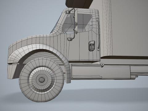 फ्रिज ट्रक--329-- 3D मॉडल