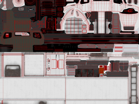 फ्रिज ट्रक--329-- 3D मॉडल