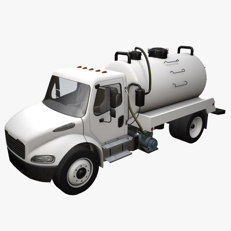 냉장고 트럭 --329-- 3D 모델 .c4d .max .obj .3ds .fbx .stl .blend 