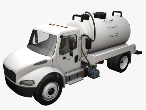 Camion frigorifero --329-- Modello 3D