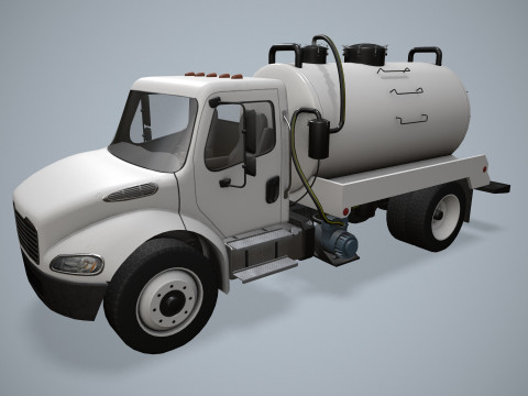 냉장고 트럭 --329-- 3D 모델