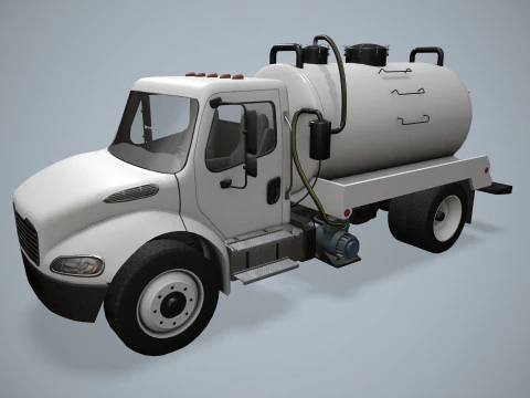 Tanker Truck --328-- 3D Model