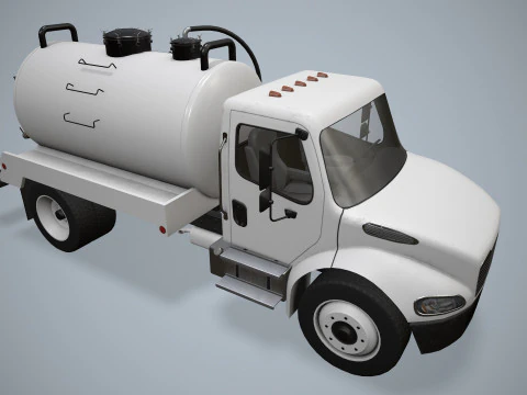 Tanker Truck --328-- 3D Model