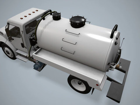 Tanker Truck --328-- 3D Model