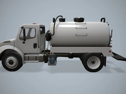 Tanker Truck --328-- 3D Model
