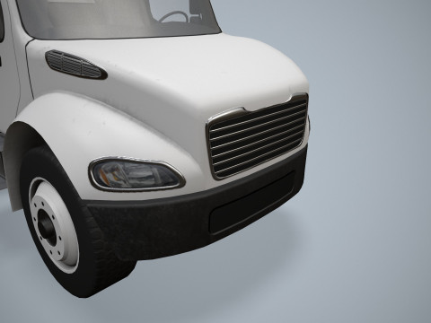 냉장고 트럭 --329-- 3D 모델