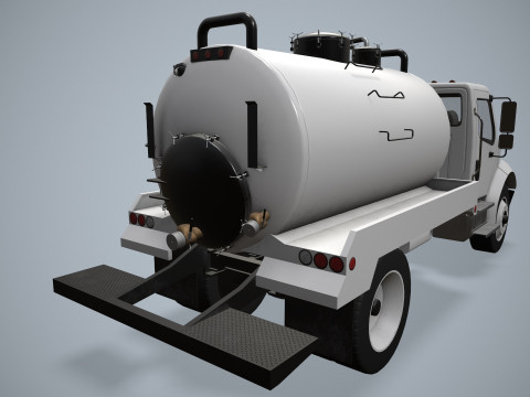 냉장고 트럭 --329-- 3D 모델