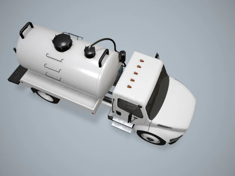 Tanker Truck --328-- 3D Model