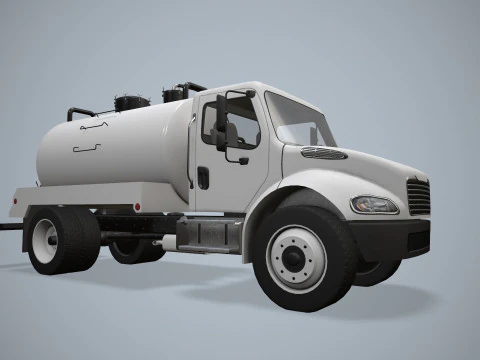 Tanker Truck --328-- 3D Model