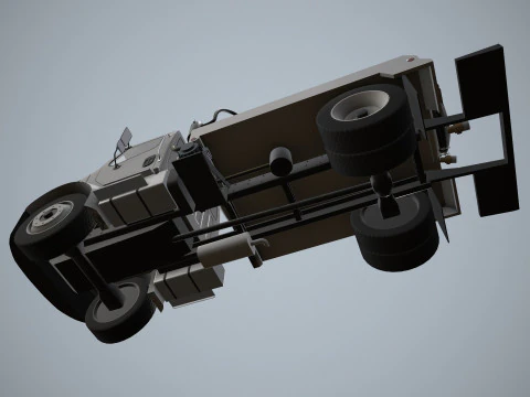 Tanker Truck --328-- 3D Model
