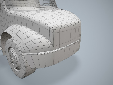 냉장고 트럭 --329-- 3D 모델