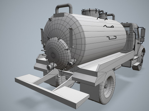 냉장고 트럭 --329-- 3D 모델