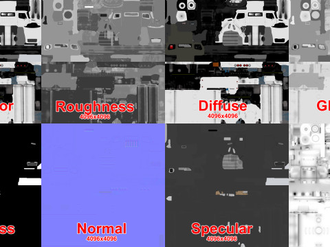 냉장고 트럭 --329-- 3D 모델