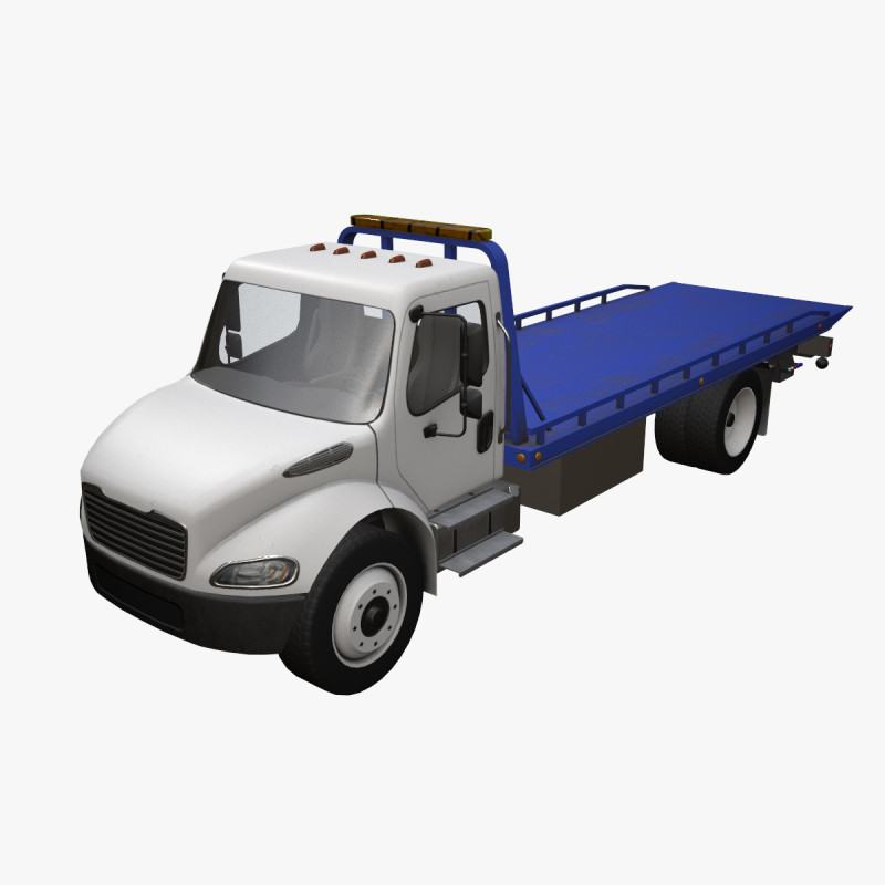 टो ट्रक--331-- 3D मॉडल .c4d .max .obj .3ds .fbx .stl .blend 