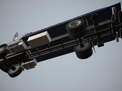 टो ट्रक--331-- 3D मॉडल