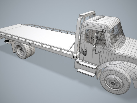 टो ट्रक--331-- 3D मॉडल