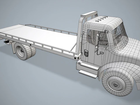 Tow Truck --331-- 3D Model