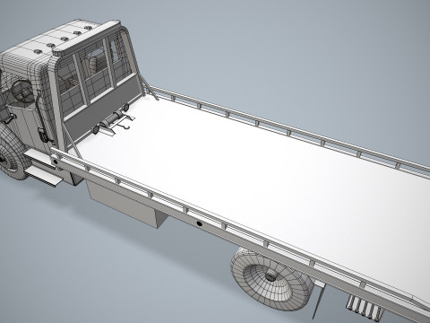 टो ट्रक--331-- 3D मॉडल