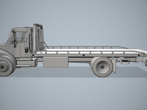 टो ट्रक--331-- 3D मॉडल