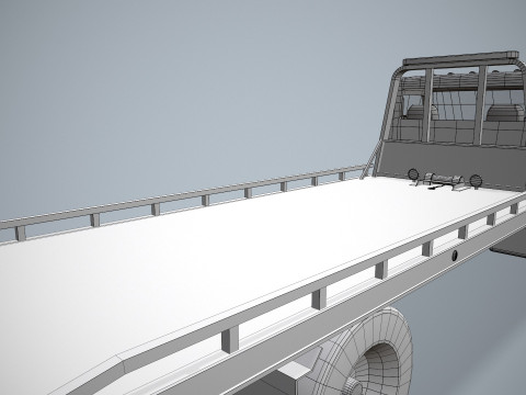 टो ट्रक--331-- 3D मॉडल