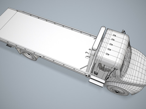 टो ट्रक--331-- 3D मॉडल