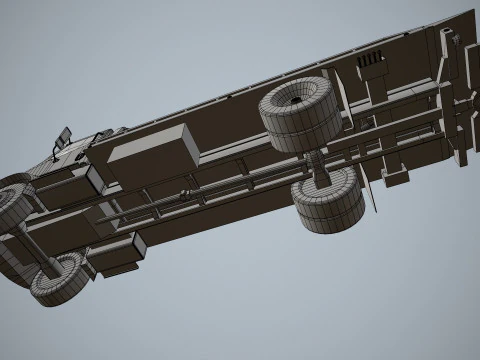 Tow Truck --331-- 3D Model