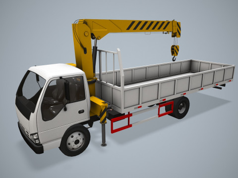 Автокран --332-- 3D Модель