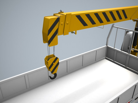 Автокран --332-- 3D Модель