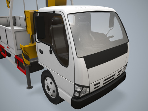 Автокран --332-- 3D Модель