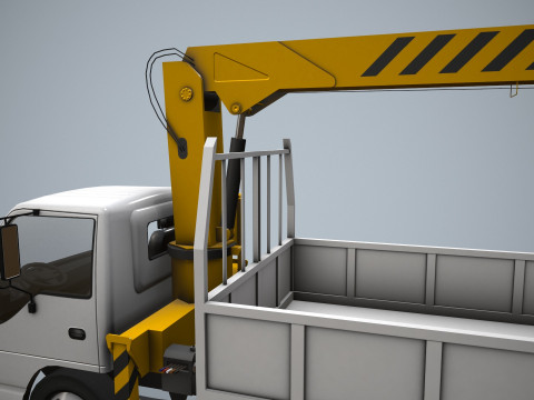 Автокран --332-- 3D Модель