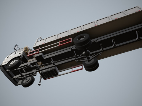 Автокран --332-- 3D Модель