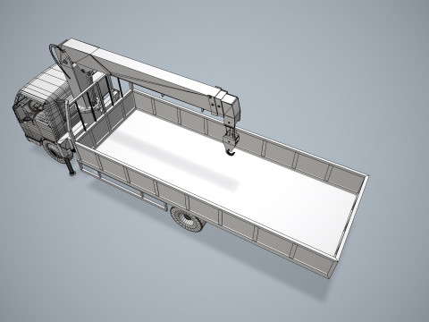 Автокран --332-- 3D Модель