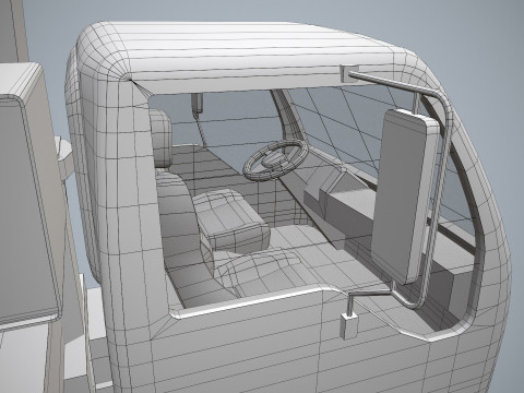 Автокран --332-- 3D Модель
