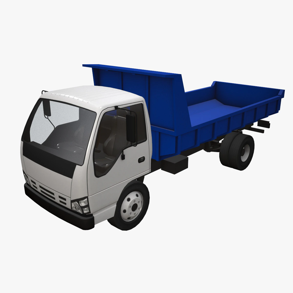 Dump Truck --333-- 3D Model .c4d .max .obj .3ds .fbx .stl .blend
