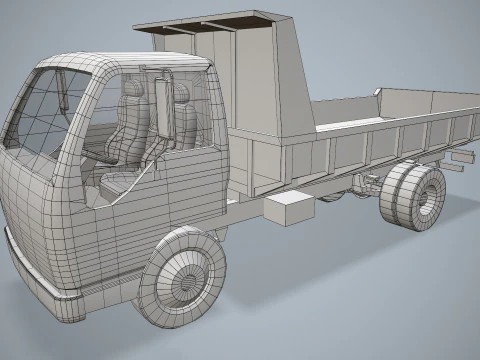 Dump Truck --333-- 3D Model